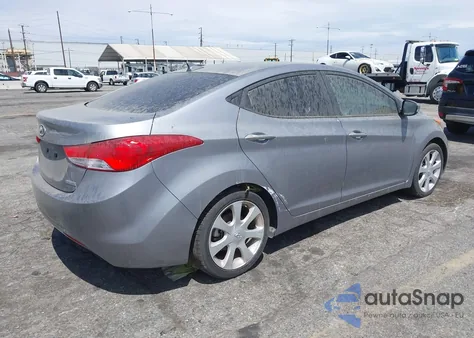 2012 Hyundai Elantra Limited (Ulsan Plant) from USA, damaged, VIN KMHDH4AE1CU476018